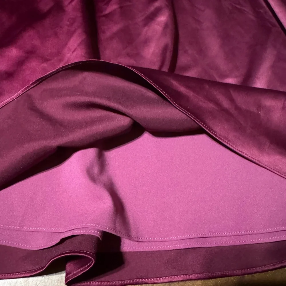 The Limited‎ Satin Burgundy Dress